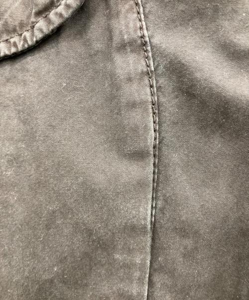 STONE ISLAND（ストーンアイランド）STONE ISLAND (ストーンアイランド) Brushed Cotton Canvas Zip Overshirt(ブラッシュド コットン キャンバス ジップ オーバーシャツ） ブラック サイズ:Mの古着・服飾アイテム