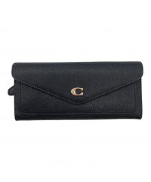 COACH（コーチ）の古着「ウィン ソフト ウォレット」｜ブラック