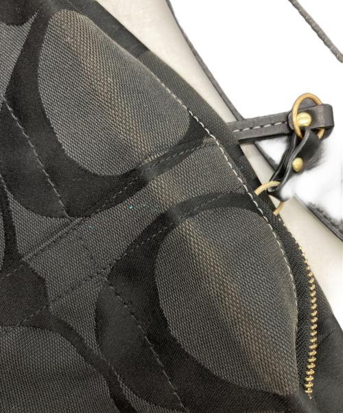 COACH（コーチ）COACH (コーチ) ワンショルダーバッグ チャコールグレーの古着・服飾アイテム