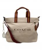 COACHコーチ）の古着「トート 38」｜ベージュ