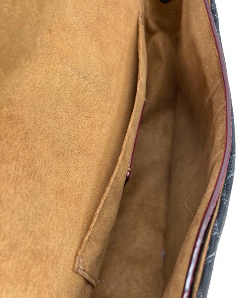 COACH（コーチ）COACH (コーチ) アメリア スモール サドル バッグ・シグネチャー デニム ブラックの古着・服飾アイテム
