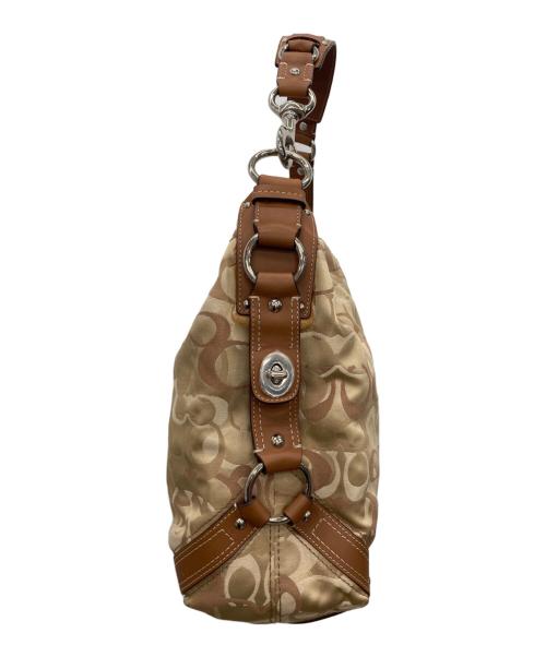 COACH（コーチ）COACH (コーチ) カーリー ターンロック ショルダーバッグ ゴールドの古着・服飾アイテム