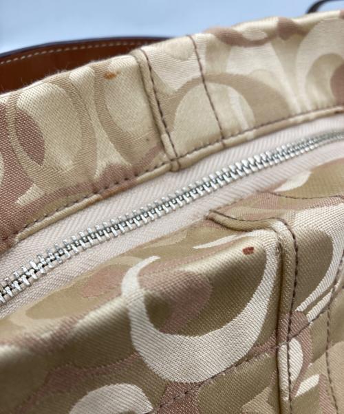COACH（コーチ）COACH (コーチ) カーリー ターンロック ショルダーバッグ ゴールドの古着・服飾アイテム