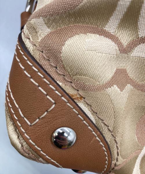 COACH（コーチ）COACH (コーチ) カーリー ターンロック ショルダーバッグ ゴールドの古着・服飾アイテム