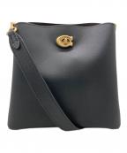 COACHコーチ）の古着「ウィロウ バケット バッグ」｜ブラック
