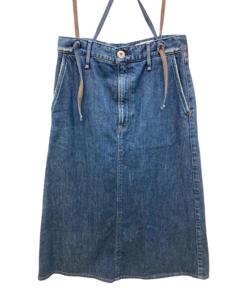 upper hights（アッパーハイツ）upper hights (アッパーハイツ) デニムスカート ネイビー サイズ:22インチの古着・服飾アイテム