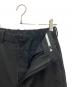 MARKAWARE (マーカウェア) CLASSIC FIT DOUBLE PLEATED TROUSERS ORGANIC WOOL 2/80 TROPICAL ブラック サイズ:1：15000円