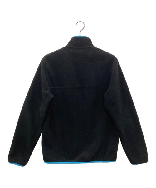 Patagonia（パタゴニア）Patagonia (パタゴニア) Lightweight Synchilla Snap-T Pullover ブラック×ブルー サイズ:Sの古着・服飾アイテム