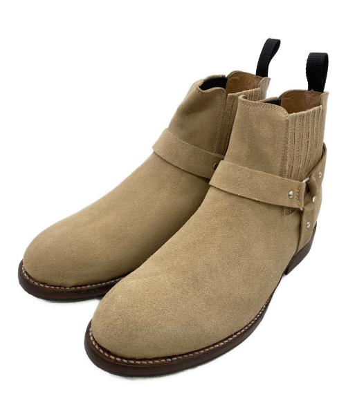 Caminando（カミナンド）Caminando (カミナンド) サイドゴアショートブーツ ベージュ サイズ:26.0の古着・服飾アイテム
