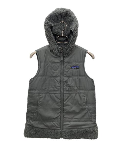 Patagonia（パタゴニア）Patagonia (パタゴニア) ロスガトス フーデットフリースベスト グレー サイズ:不明の古着・服飾アイテム