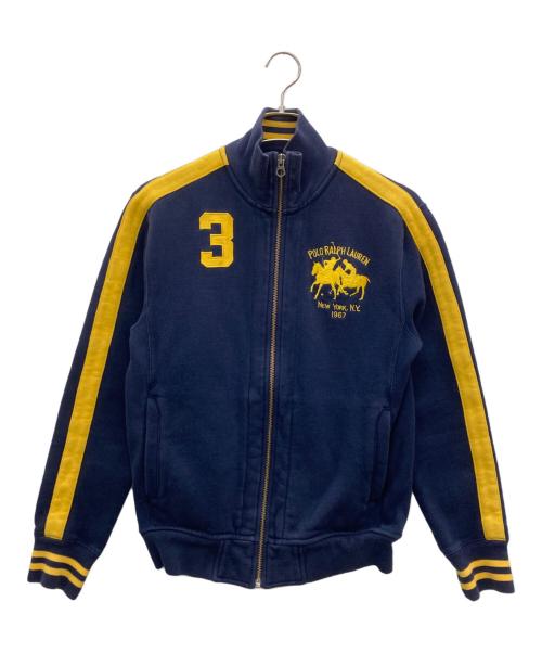 POLO RALPH LAUREN（ポロ・ラルフローレン）POLO RALPH LAUREN (ポロ・ラルフローレン) ジップアップスウェット ネイビー サイズ:Sの古着・服飾アイテム