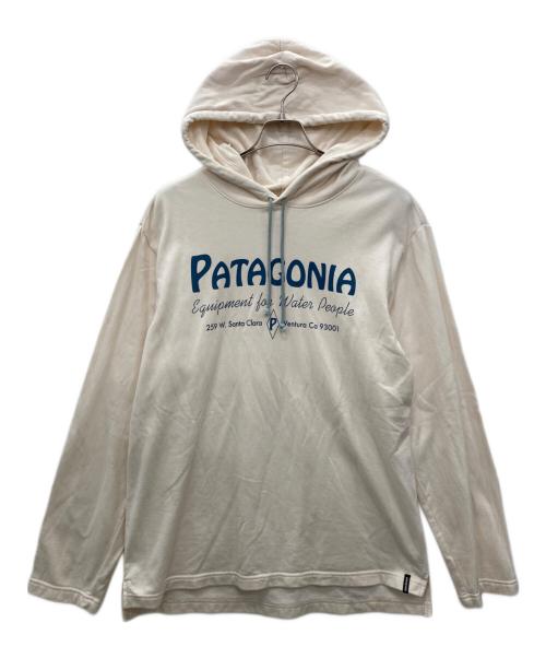 Patagonia（パタゴニア）Patagonia (パタゴニア) ライトウェイト・ウォーター・ピープル・ワイルドライズ・フーディ アイボリー サイズ:Ｍの古着・服飾アイテム