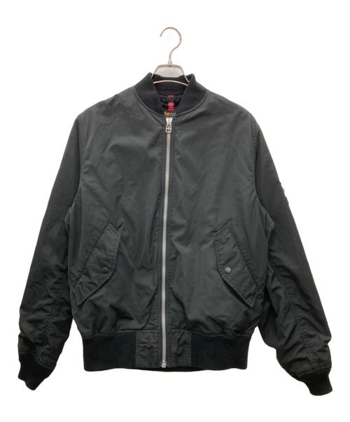 ALPHA（アルファ）ALPHA (アルファ) フライトジャケット ブラック サイズ:Lの古着・服飾アイテム
