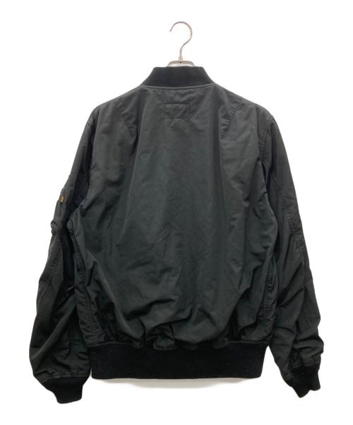 ALPHA（アルファ）ALPHA (アルファ) フライトジャケット ブラック サイズ:Lの古着・服飾アイテム