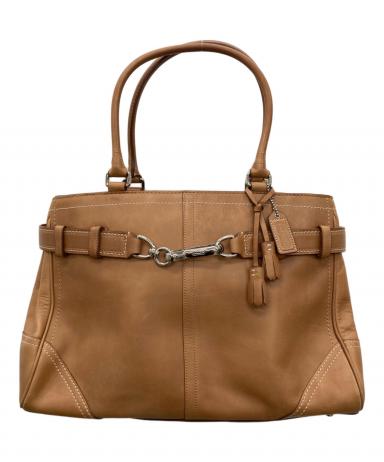 nqq15kg324 様　売約済み品　✅【良品】定価8.5万 メンテ済み　コーチ 中古・古着通販】COACH (コーチ) ハンプトンズ レザー キャリーオール