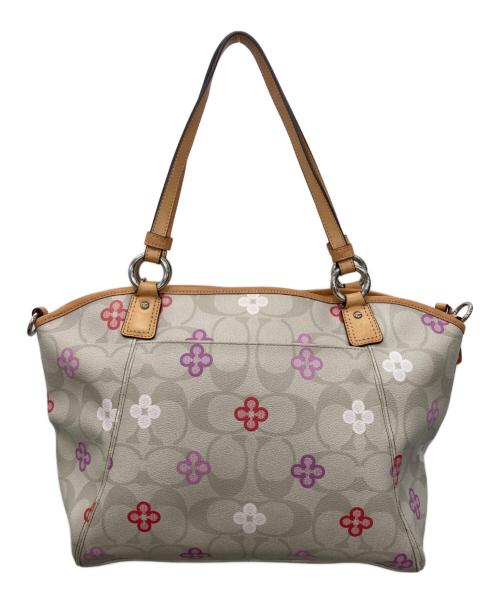 COACH（コーチ）COACH (コーチ) ペイトン シグネチャー ライトカーキ マルチカラーの古着・服飾アイテム