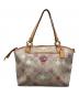COACH（コーチ）の古着「ペイトン シグネチャー」｜ライトカーキ マルチカラー