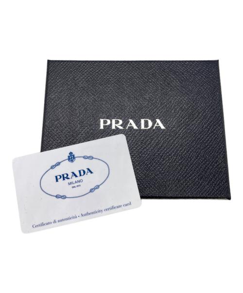 PRADA（プラダ）PRADA (プラダ) 3つ折り財布 ベージュの古着・服飾アイテム