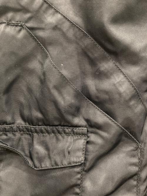 HARLEY-DAVIDSON（ハーレーダビッドソン）HARLEY-DAVIDSON (ハーレーダビッドソン) MA-1ジャケット ブラック×ブラウン サイズ:Lの古着・服飾アイテム