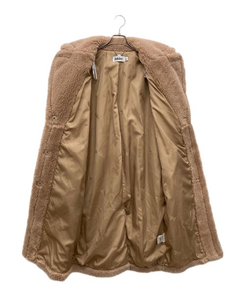 Jakke（ジャッキー）JAKKE (ジャッキー) エコファーロングコート ベージュ サイズ:EUR 38の古着・服飾アイテム
