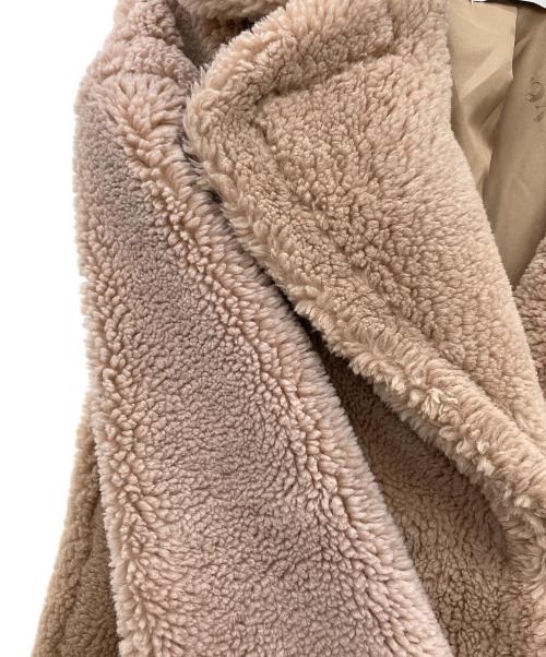 Jakke（ジャッキー）JAKKE (ジャッキー) エコファーロングコート ベージュ サイズ:EUR 38の古着・服飾アイテム