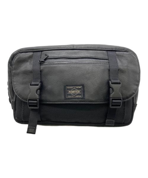 PORTER（ポーター）PORTER (ポーター) ZOOM WAIST BAG ブラックの古着・服飾アイテム