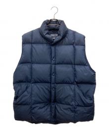 LAND'S END（ランズエンド）の古着「中綿ベスト」｜ネイビー