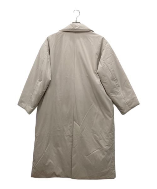 UNITED ARROWS（ユナイテッドアローズ）UNITED ARROWS (ユナイテッドアローズ) パディングマフラーコート ホワイト サイズ:38の古着・服飾アイテム