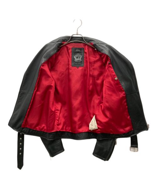 DIESEL（ディーゼル）DIESEL (ディーゼル) レザージャケット ブラック サイズ:Sの古着・服飾アイテム