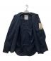 FINGER FOX AND SHIRTS (フィンガーフォックスアンドシャツ) 60/-Typewriter Shirts レギュラーカラーワンポイントシャツ ネイビー サイズ:S 未使用品：5000円