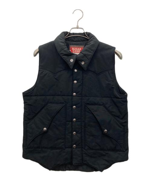 SUGAR CANE（シュガーケーン）SUGAR CANE (シュガーケーン) 中綿ベスト ブラック サイズ:Mの古着・服飾アイテム
