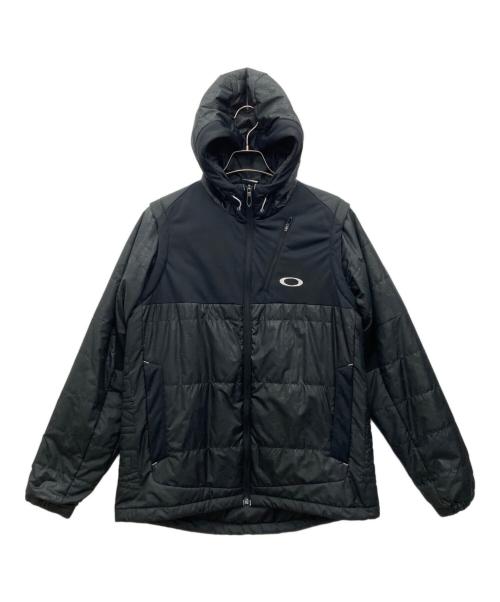 OAKLEY（オークリー）OAKLEY (オークリー) バーク エアリアル 2ウェイ パフ ジャケット ブラック サイズ:Lの古着・服飾アイテム