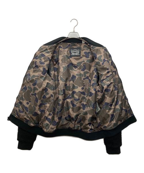 LEVI'S（リーバイス）LEVI'S (リーバイス) シェルパ ボンバージャケット ブラック サイズ:Lの古着・服飾アイテム