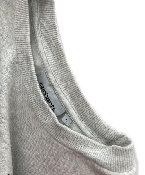 CarHartt（カーハート）CarHartt (カーハート) MIDWEIGHT CREWNECK SWEATSHIRT グレー サイズ:Lの古着・服飾アイテム