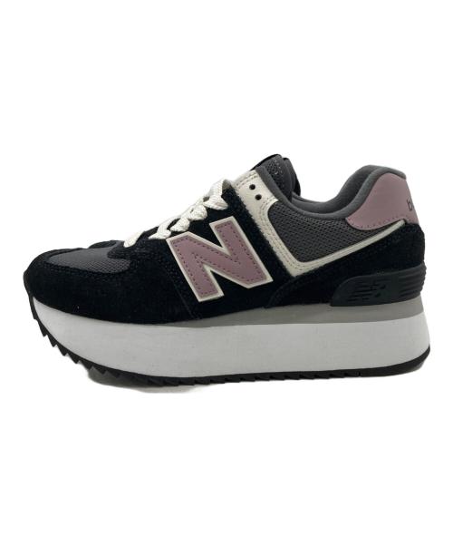 NEW BALANCE（ニューバランス）NEW BALANCE (ニューバランス) スニーカー ブラック サイズ:24.0cmの古着・服飾アイテム