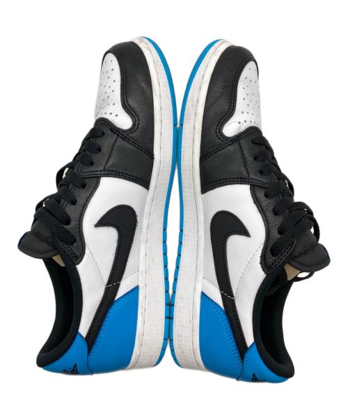 NIKE（ナイキ）NIKE (ナイキ) AIR JORDAN 1 RETRO LOW OG SP TRAVIS SCOTT ホワイト×ブルー サイズ:28.0の古着・服飾アイテム