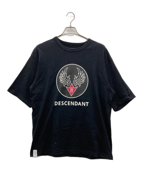 DESCENDANT（ディセンダント）DESCENDANT (ディセンダント) ロゴTシャツ ブラック サイズ:3の古着・服飾アイテム