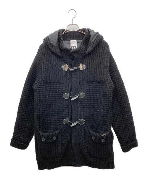 Bark（バーク）BARK (バーク) ニットジャケット ブラック サイズ:Lの古着・服飾アイテム