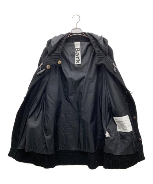 Bark（バーク）BARK (バーク) ニットジャケット ブラック サイズ:Lの古着・服飾アイテム