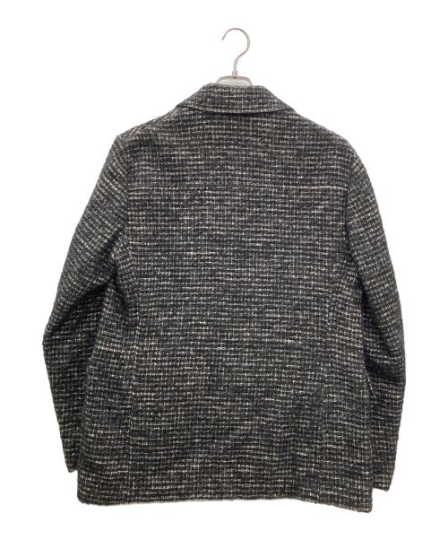 BAGNOLI（バニョーリ）BAGNOLI (バニョーリ) ツイード・サファリジャケット ブラック サイズ:50の古着・服飾アイテム