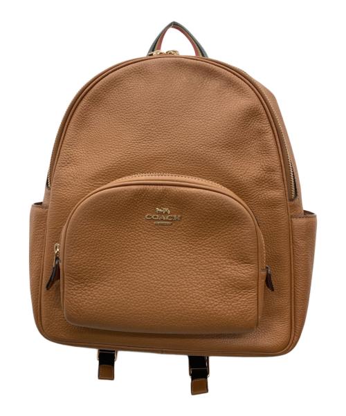 COACH（コーチ）COACH (コーチ) リュック キャメルの古着・服飾アイテム