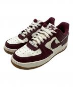 NIKEナイキ）の古着「AIR FORCE 1 '07 LOW」｜ホワイト×ボルドー