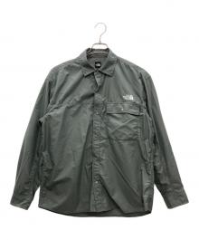THE NORTH FACE（ザ ノース フェイス）の古着「ロングスリーブヌプシシャツ」｜オリーブ