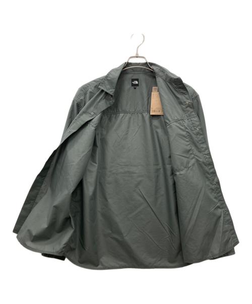 THE NORTH FACE（ザ ノース フェイス）THE NORTH FACE (ザ ノース フェイス) ロングスリーブヌプシシャツ オリーブ サイズ:M 未使用品の古着・服飾アイテム