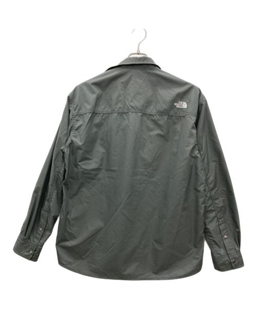 THE NORTH FACE（ザ ノース フェイス）THE NORTH FACE (ザ ノース フェイス) ロングスリーブヌプシシャツ オリーブ サイズ:M 未使用品の古着・服飾アイテム