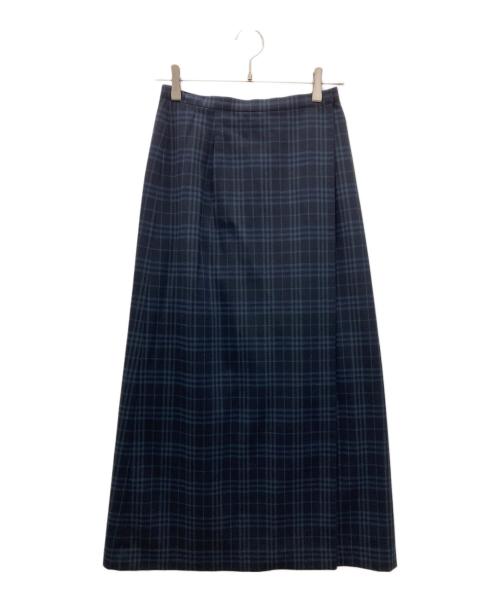 BURBERRY LONDON（バーバリーロンドン）BURBERRY LONDON (バーバリーロンドン) ロングスカート ネイビー サイズ:Lの古着・服飾アイテム
