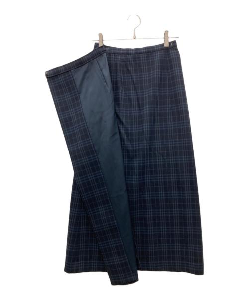 BURBERRY LONDON（バーバリーロンドン）BURBERRY LONDON (バーバリーロンドン) ロングスカート ネイビー サイズ:Lの古着・服飾アイテム