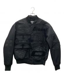 DIESEL（ディーゼル）の古着「スタジャン」｜ブラック
