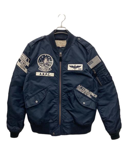 AVIREX（アヴィレックス）AVIREX (アヴィレックス) L-2Bジャケット ネイビー サイズ:XLの古着・服飾アイテム