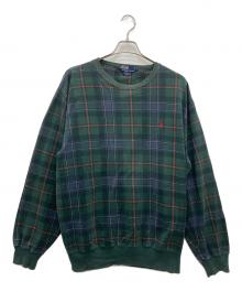 POLO RALPH LAUREN（ポロ・ラルフローレン）の古着「スウェット」｜グリーン